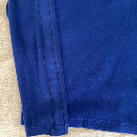 Hugo Boss Mens Navy Long Sleeve Cotton Sweater with Mock Neck. Size Medium. - Picture 4 of 9